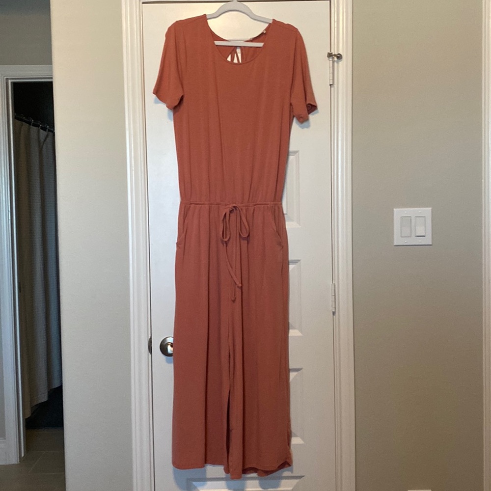 Zenana Outfitters Terracotta Jumpsuit